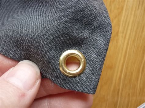 fabric metal eyelets|how to fix eyelets fabric.